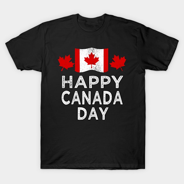 Happy Canada day T-Shirt by Leosit